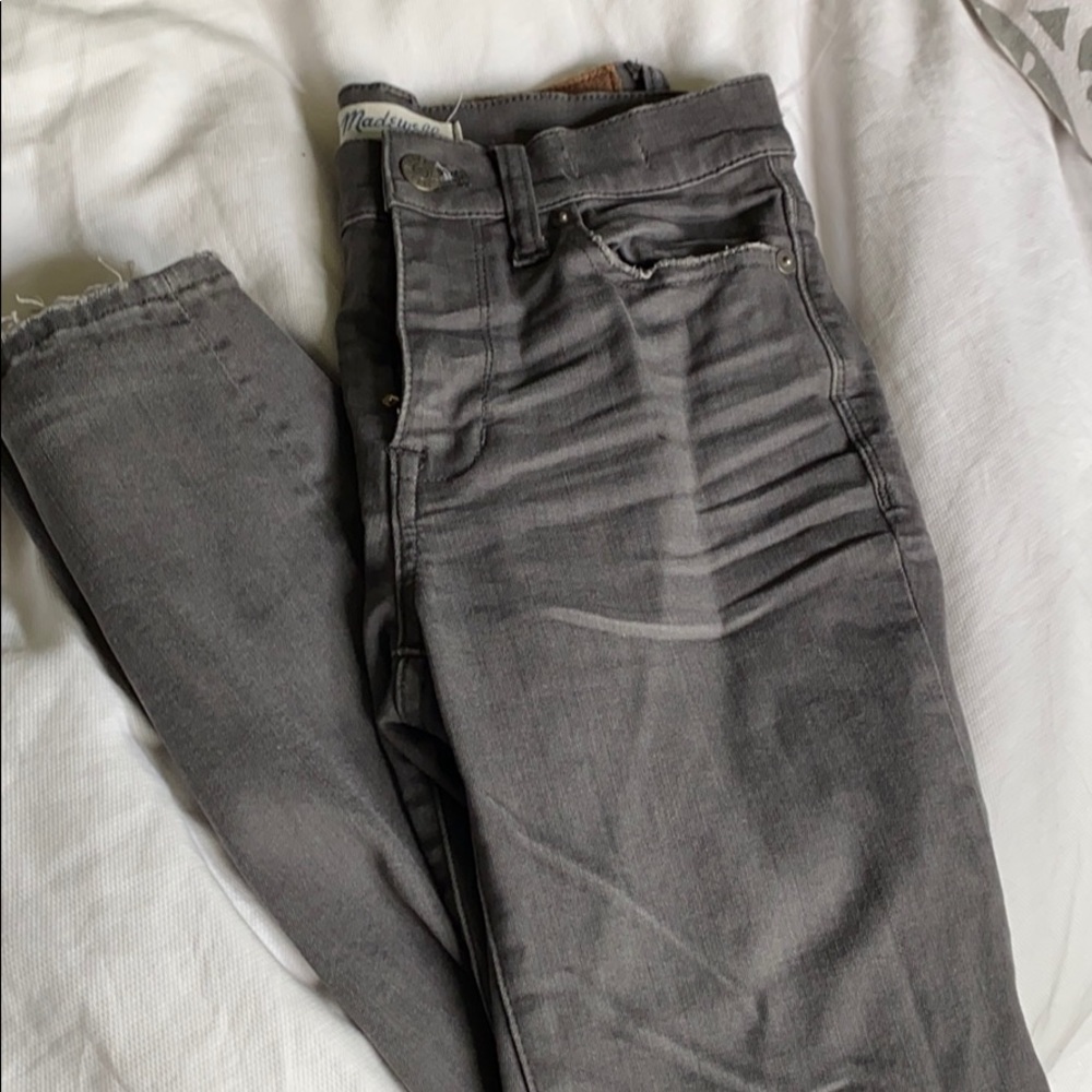 Madewell mid rise skinny jeans